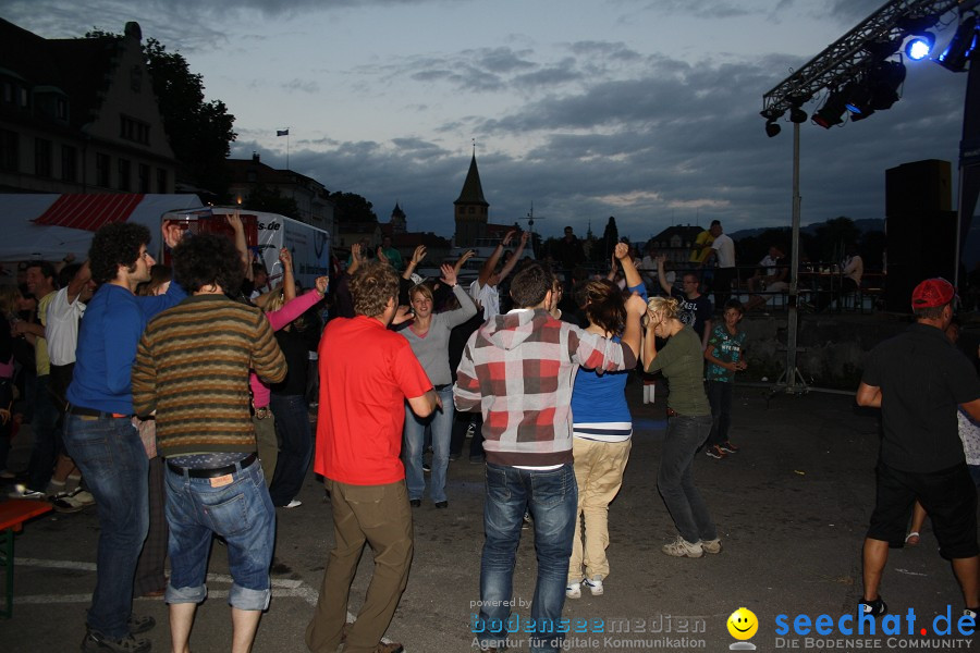 Fliegerparty am 5. Internationalen Seehafenfliegen 2011: Lindau am Bodensee