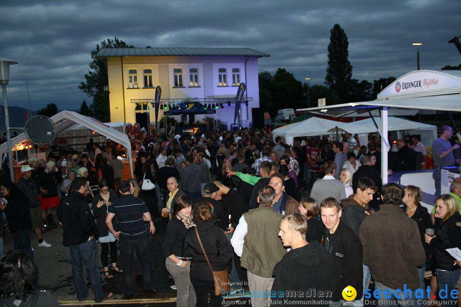 Fliegerparty am 5. Internationalen Seehafenfliegen 2011: Lindau am Bodensee