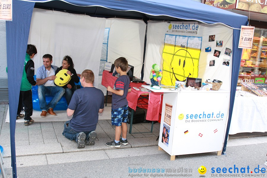 seechat.de Infostand: Schweizertag: Stockach am Bodensee, 02.07.2011