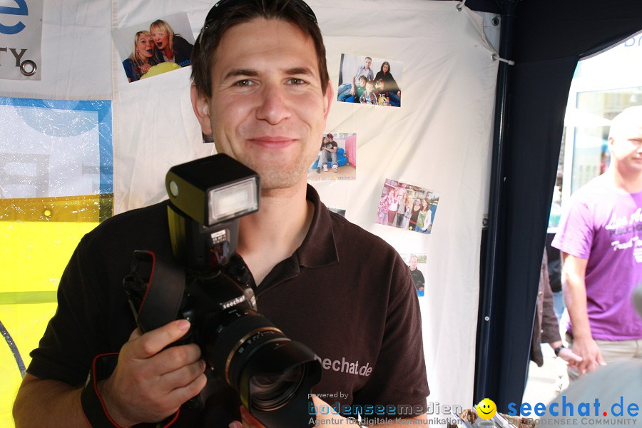 seechat.de Infostand: Schweizertag: Stockach am Bodensee, 02.07.2011