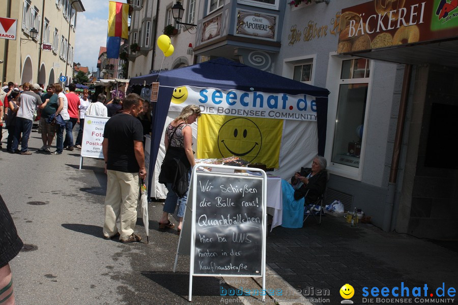 seechat.de Infostand: Schweizertag: Stockach am Bodensee, 02.07.2011