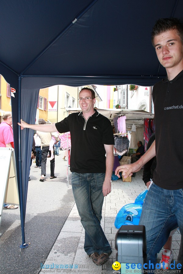 seechat.de Infostand: Schweizertag: Stockach am Bodensee, 02.07.2011