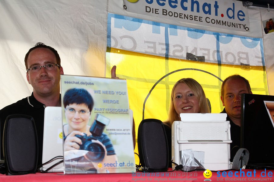 seechat.de Infostand: Schweizertag: Stockach am Bodensee, 02.07.2011