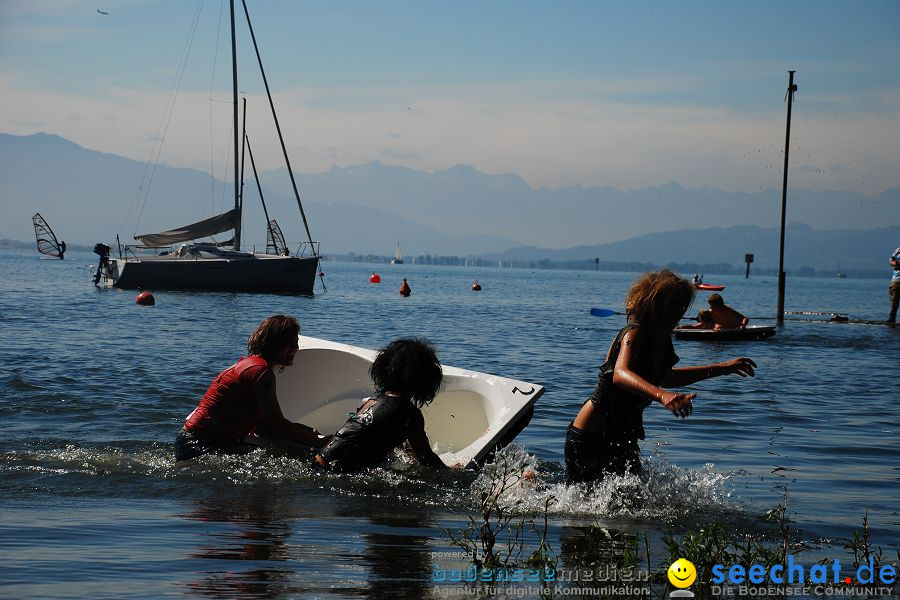 Badewannenrennen 2011: Wasserburg am Bodensee, 16.07.2011