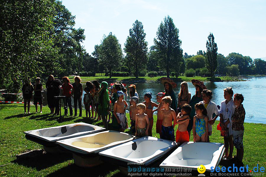 Badewannenrennen 2011: Wasserburg am Bodensee, 16.07.2011