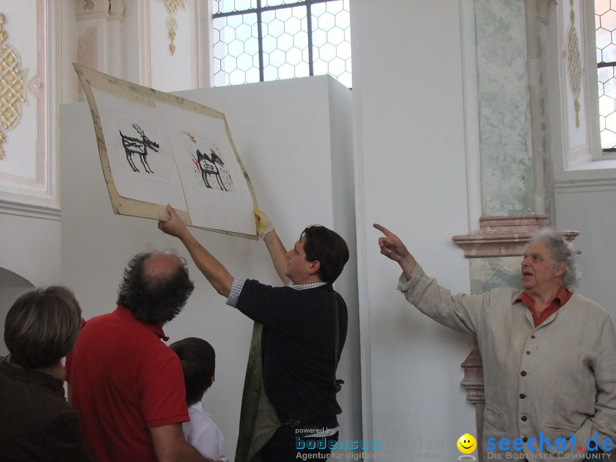 Vernissage von Haas und Waydelich: Schloss Mochental, 23.07.2011