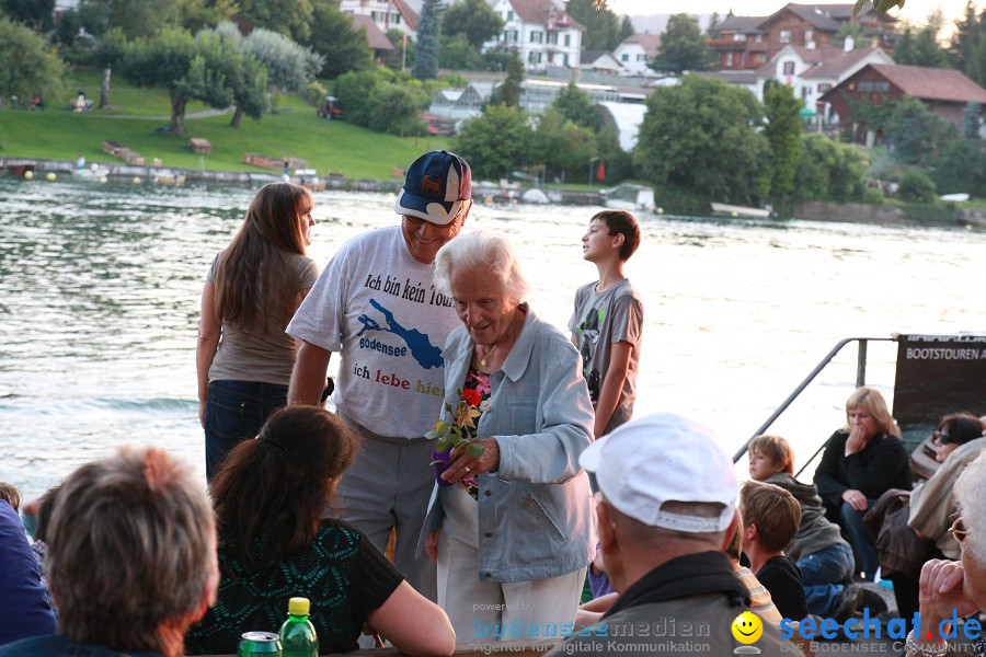 Schweizer Nationalfeiertag mit 1. August-Feuerwerk: Stein am Rhein, 01.08.2