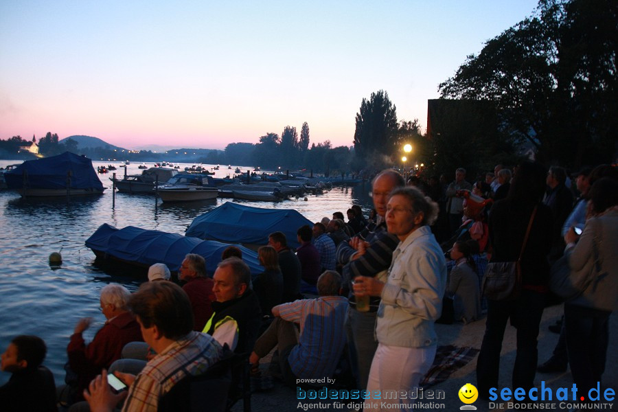 Schweizer Nationalfeiertag mit 1. August-Feuerwerk: Stein am Rhein, 01.08.2