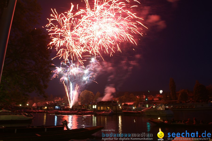 Schweizer Nationalfeiertag mit 1. August-Feuerwerk: Stein am Rhein, 01.08.2