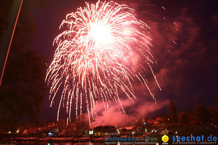 Schweizer Nationalfeiertag mit 1. August-Feuerwerk: Stein am Rhein, 01.08.2