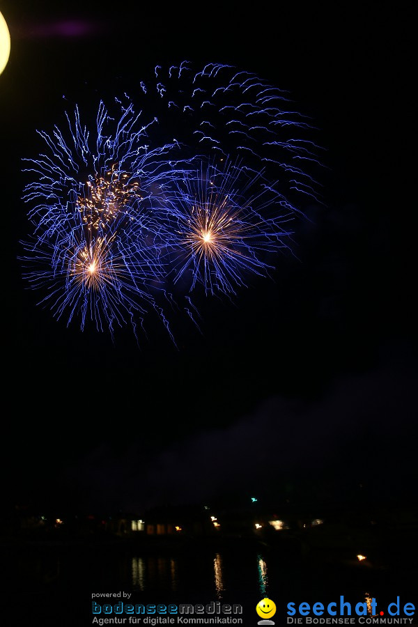 Schweizer Nationalfeiertag mit 1. August-Feuerwerk: Stein am Rhein, 01.08.2