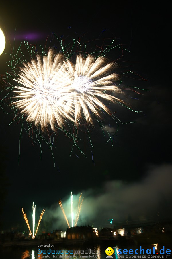 Schweizer Nationalfeiertag mit 1. August-Feuerwerk: Stein am Rhein, 01.08.2