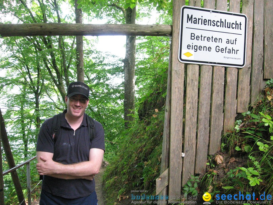 Marienschlucht: Bodman - Wallhausen: Bodensee, 13.08.2011