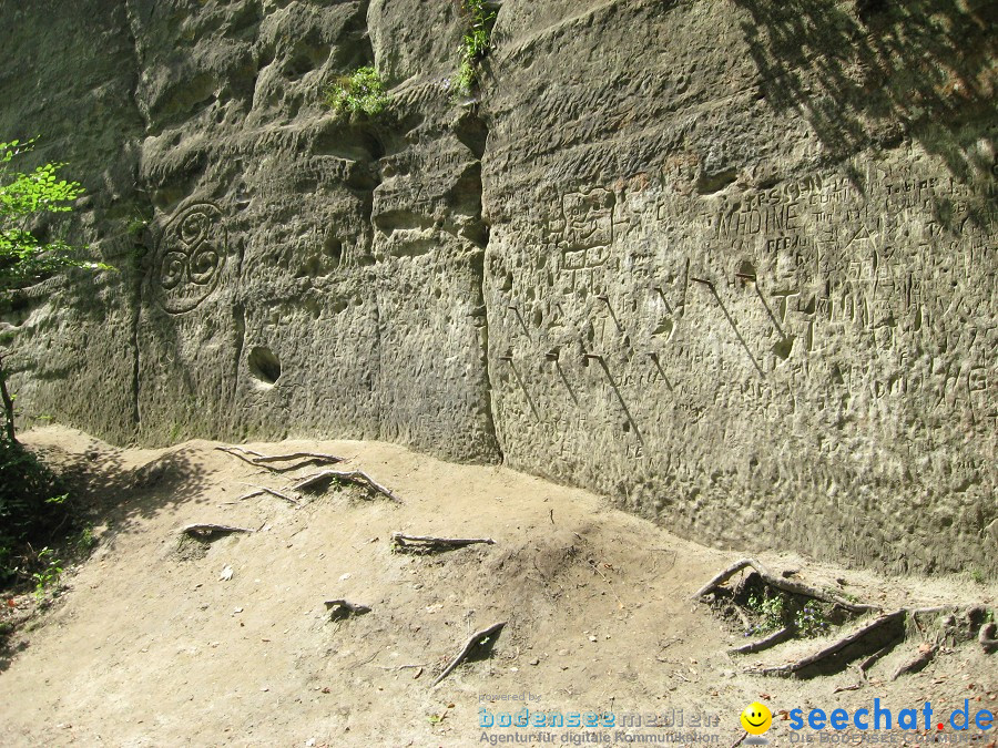 Marienschlucht: Bodman - Wallhausen: Bodensee, 13.08.2011