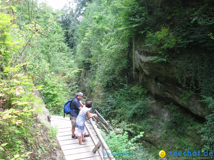 Marienschlucht: Bodman - Wallhausen: Bodensee, 13.08.2011