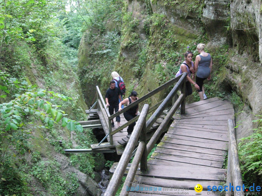 Marienschlucht: Bodman - Wallhausen: Bodensee, 13.08.2011