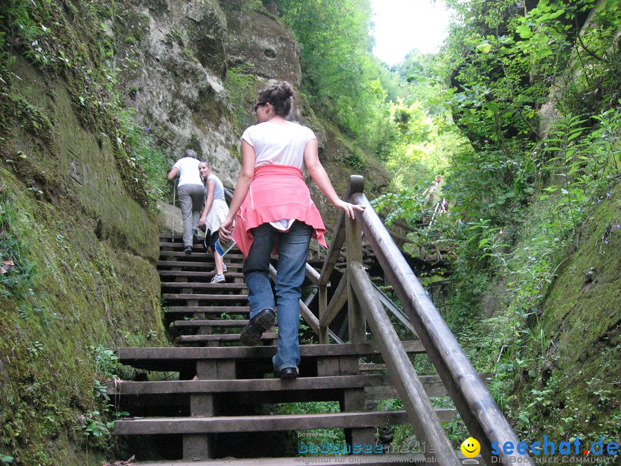 Marienschlucht: Bodman - Wallhausen: Bodensee, 13.08.2011