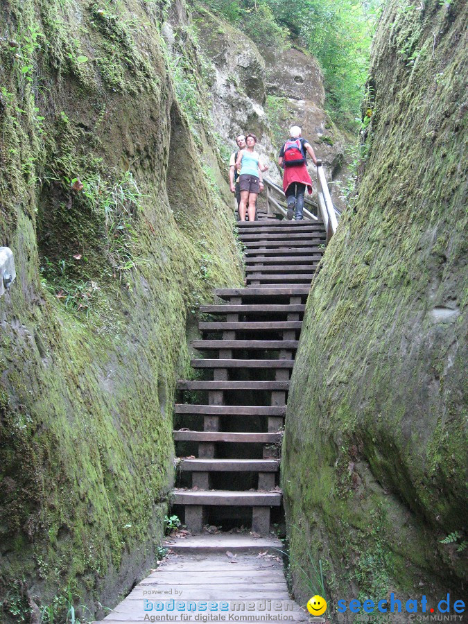 Marienschlucht: Bodman - Wallhausen: Bodensee, 13.08.2011