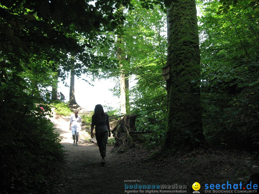 Marienschlucht: Bodman - Wallhausen: Bodensee, 13.08.2011