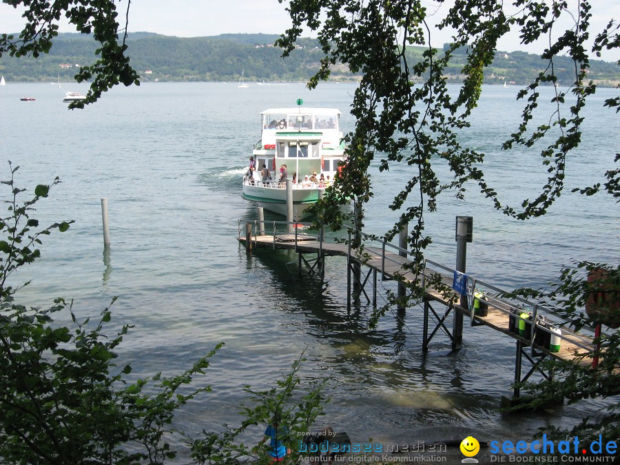 Marienschlucht: Bodman - Wallhausen: Bodensee, 13.08.2011