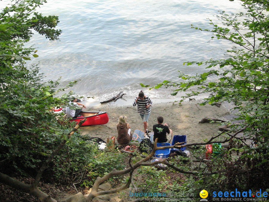 Marienschlucht: Bodman - Wallhausen: Bodensee, 13.08.2011