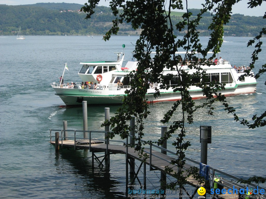 Marienschlucht: Bodman - Wallhausen: Bodensee, 13.08.2011