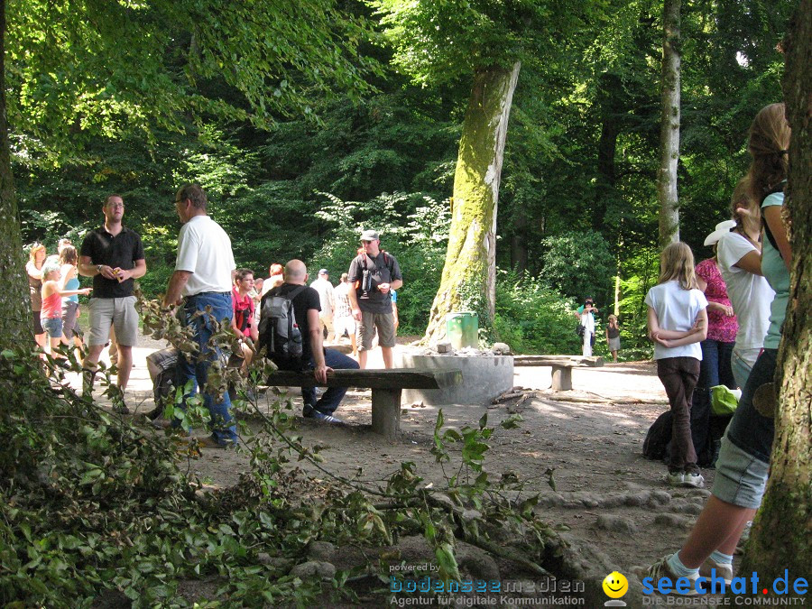 Marienschlucht: Bodman - Wallhausen: Bodensee, 13.08.2011