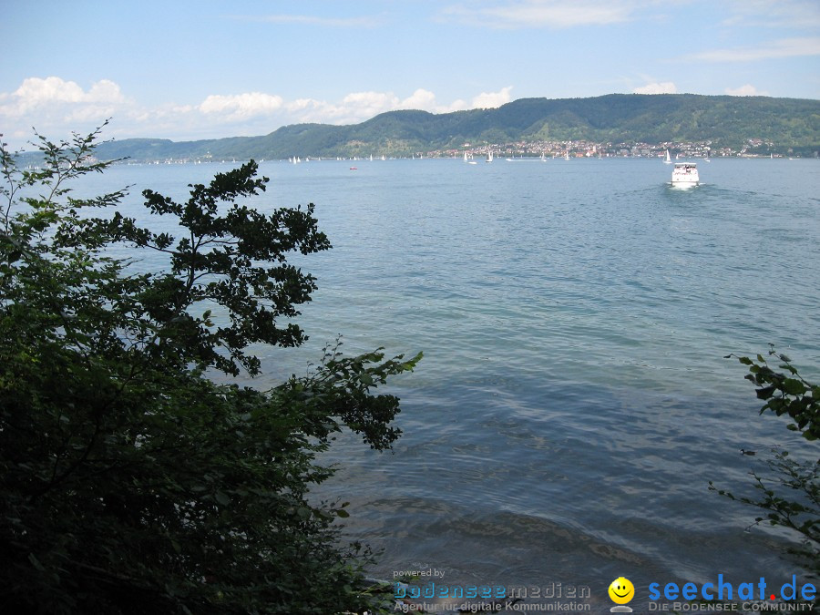 Marienschlucht: Bodman - Wallhausen: Bodensee, 13.08.2011