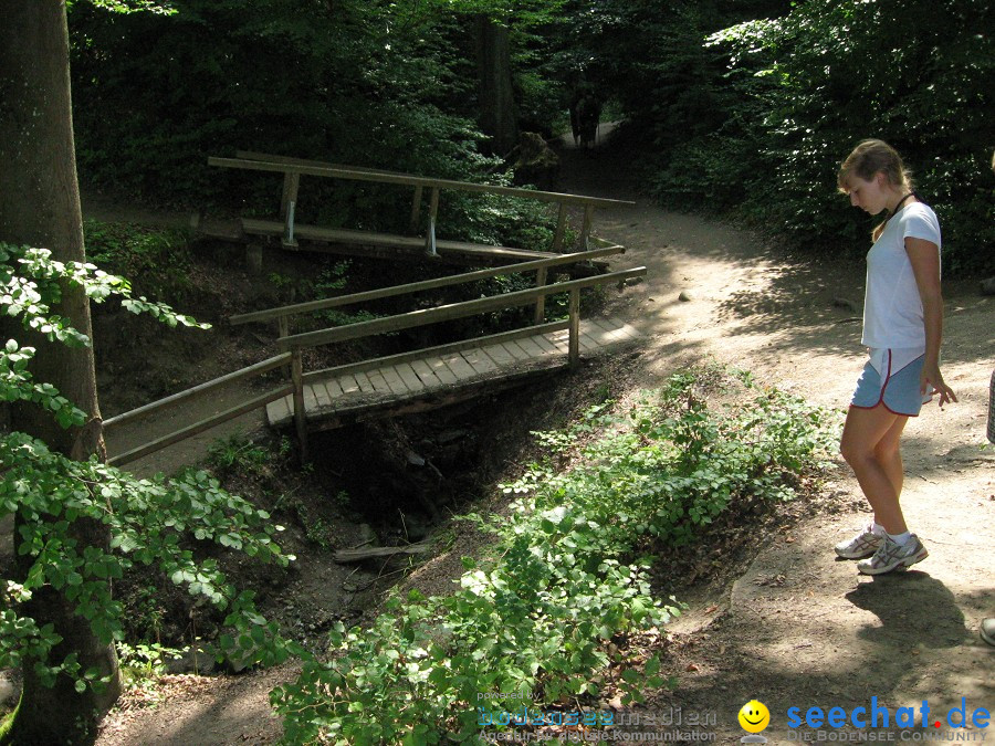 Marienschlucht: Bodman - Wallhausen: Bodensee, 13.08.2011