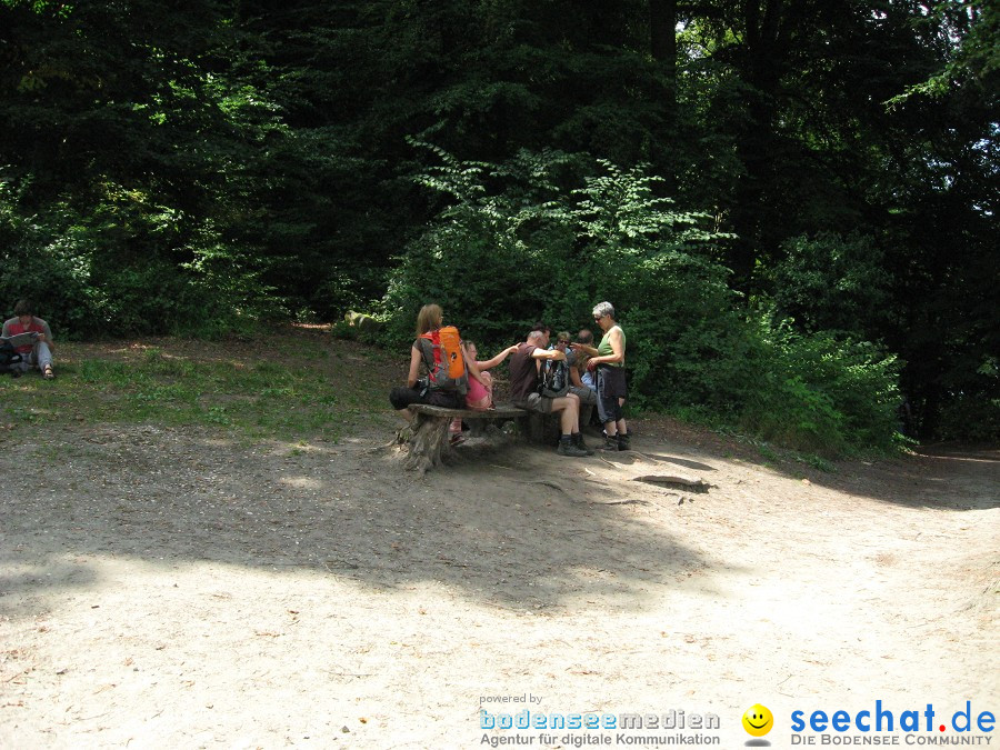 Marienschlucht: Bodman - Wallhausen: Bodensee, 13.08.2011