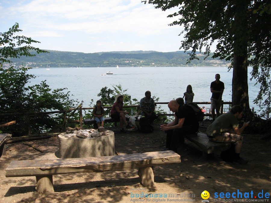 Marienschlucht: Bodman - Wallhausen: Bodensee, 13.08.2011