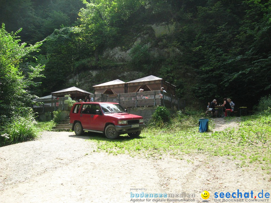 Marienschlucht: Bodman - Wallhausen: Bodensee, 13.08.2011