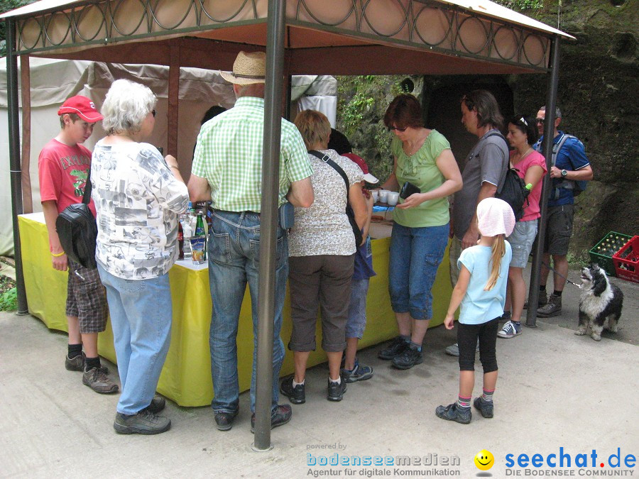 Marienschlucht: Bodman - Wallhausen: Bodensee, 13.08.2011