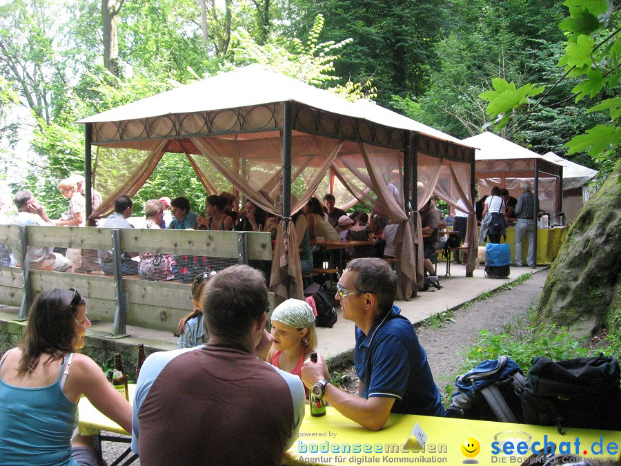 Marienschlucht: Bodman - Wallhausen: Bodensee, 13.08.2011