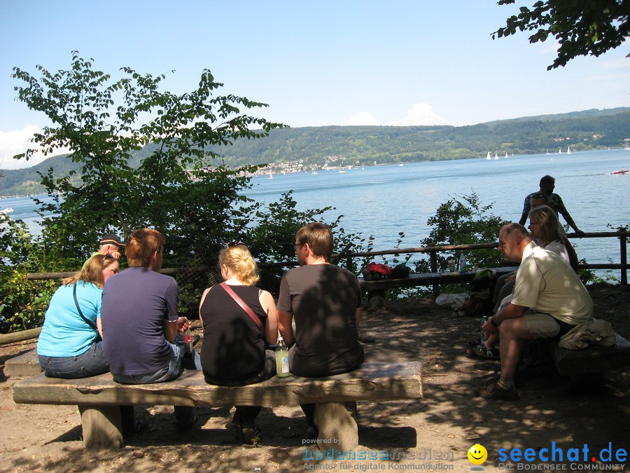 Marienschlucht: Bodman - Wallhausen: Bodensee, 13.08.2011