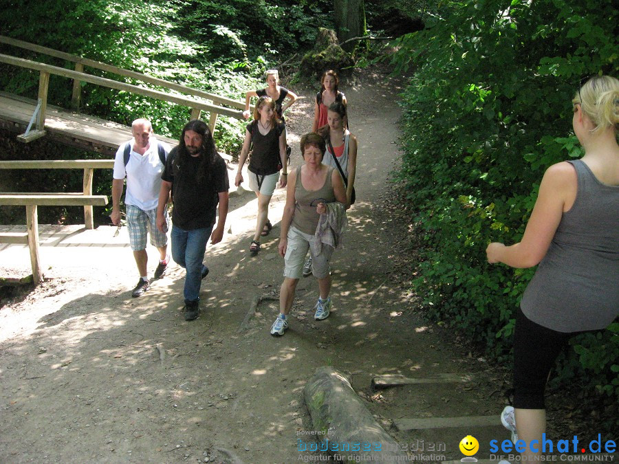 Marienschlucht: Bodman - Wallhausen: Bodensee, 13.08.2011