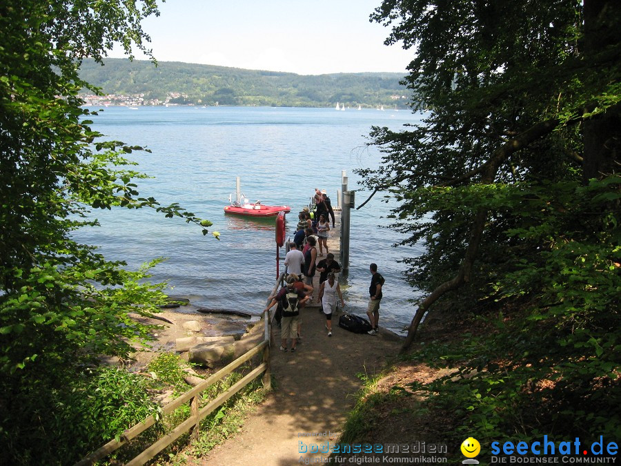 Marienschlucht: Bodman - Wallhausen: Bodensee, 13.08.2011