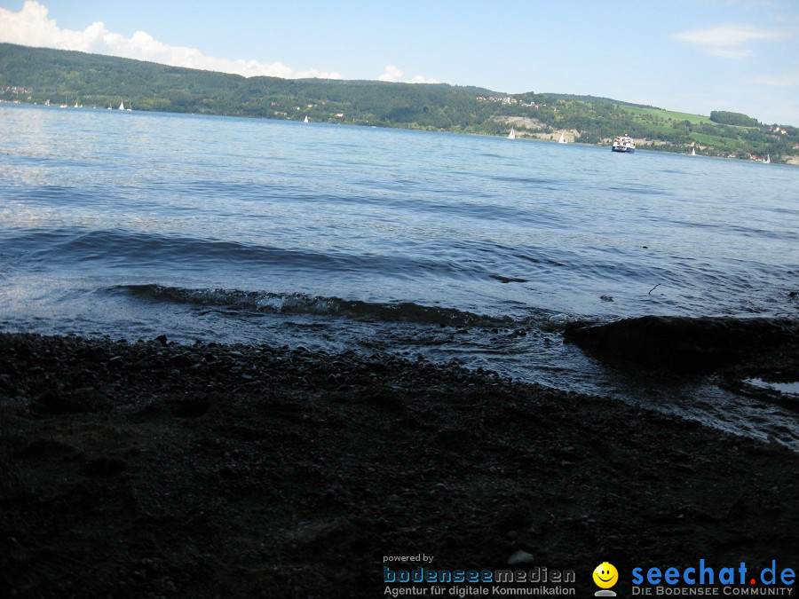 Marienschlucht: Bodman - Wallhausen: Bodensee, 13.08.2011