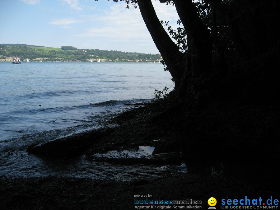 Marienschlucht: Bodman - Wallhausen: Bodensee, 13.08.2011