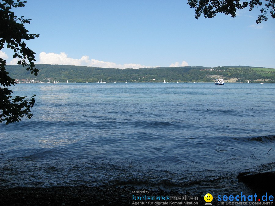 Marienschlucht: Bodman - Wallhausen: Bodensee, 13.08.2011