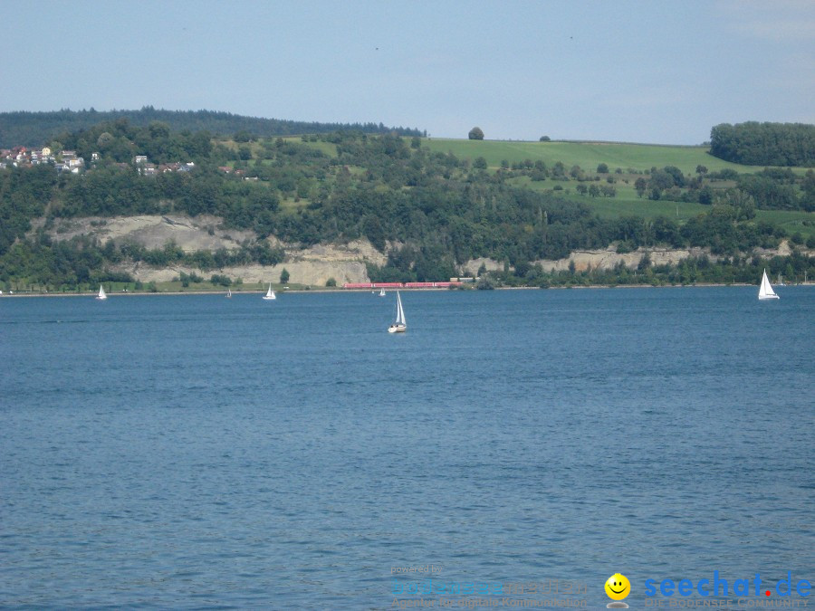 Marienschlucht: Bodman - Wallhausen: Bodensee, 13.08.2011