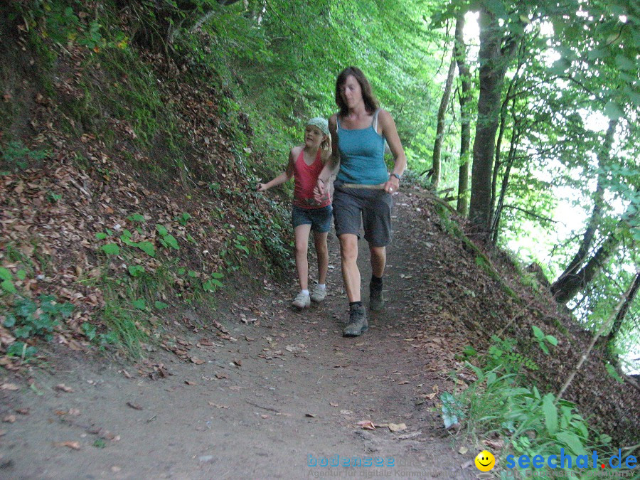 Marienschlucht: Bodman - Wallhausen: Bodensee, 13.08.2011