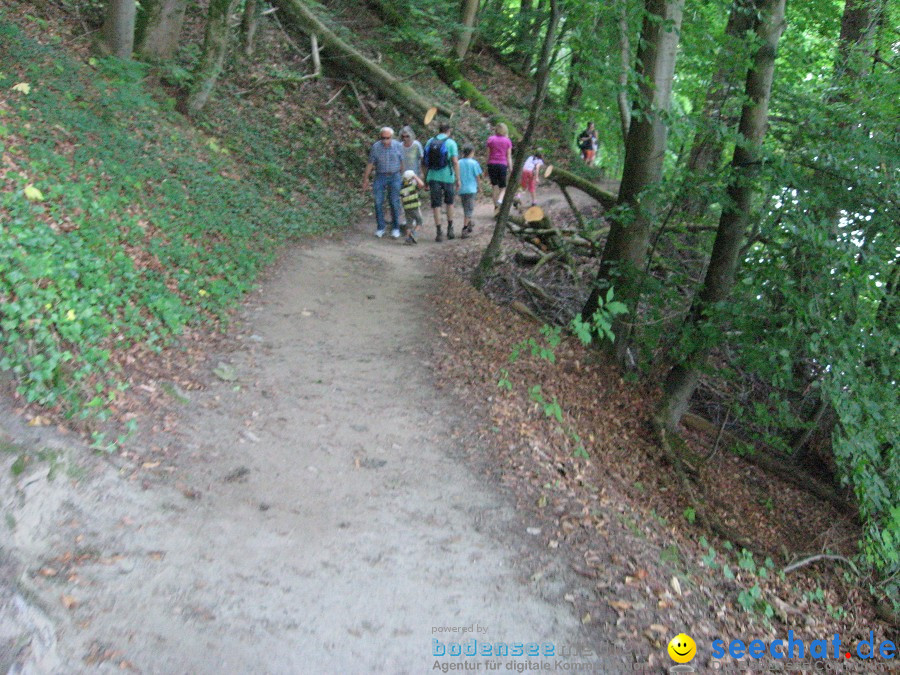 Marienschlucht: Bodman - Wallhausen: Bodensee, 13.08.2011