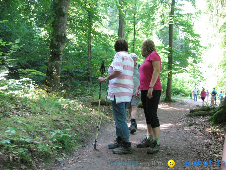 Marienschlucht: Bodman - Wallhausen: Bodensee, 13.08.2011