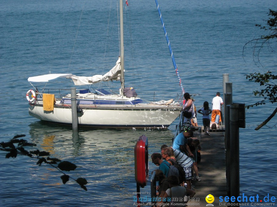 Marienschlucht: Bodman - Wallhausen: Bodensee, 13.08.2011