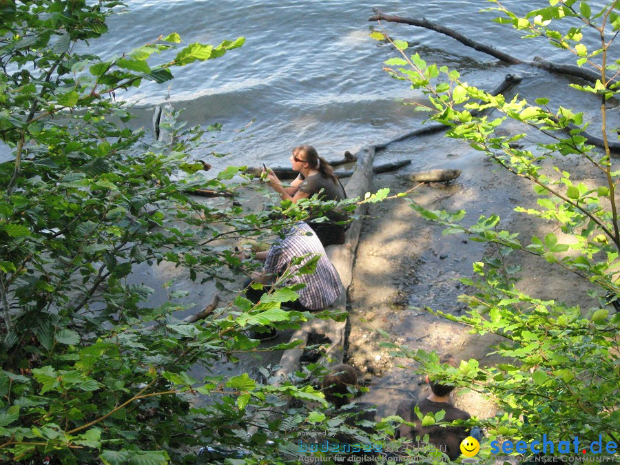 Marienschlucht: Bodman - Wallhausen: Bodensee, 13.08.2011