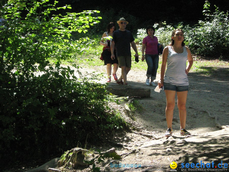 Marienschlucht: Bodman - Wallhausen: Bodensee, 13.08.2011