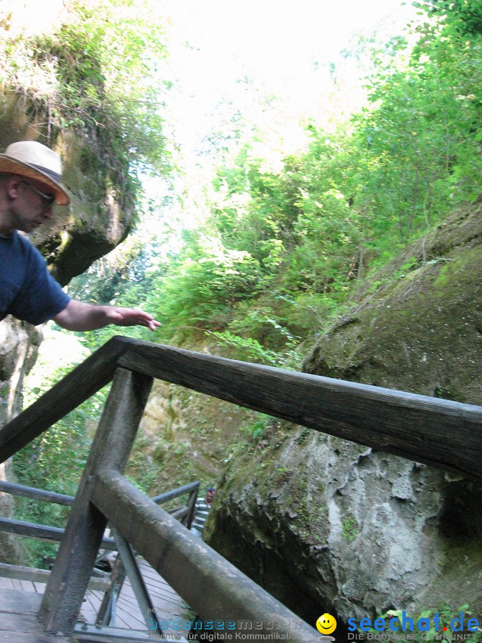 Marienschlucht: Bodman - Wallhausen: Bodensee, 13.08.2011