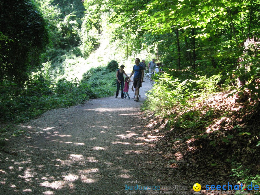 Marienschlucht: Bodman - Wallhausen: Bodensee, 13.08.2011