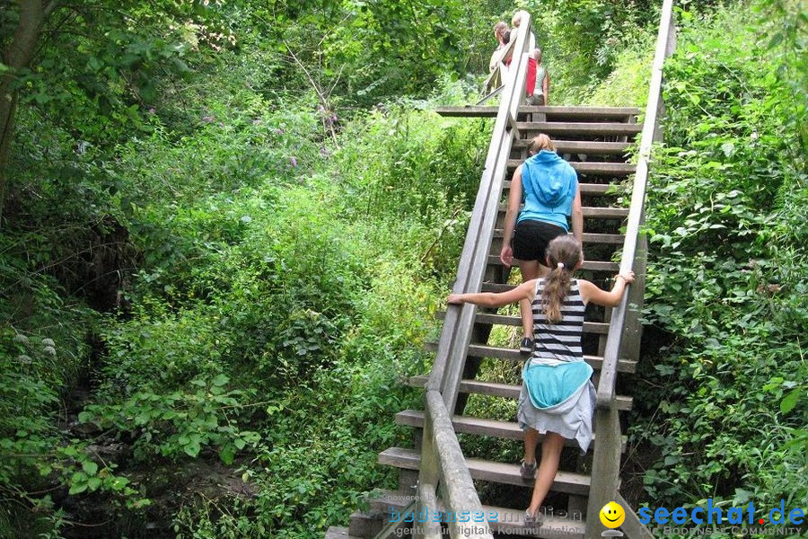 Marienschlucht: Bodman - Wallhausen: Bodensee, 13.08.2011